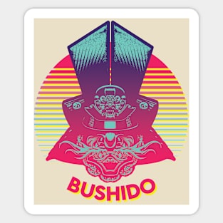 RETRO - THE WAY OF THE SAMURAI IS BUSHIDO Sticker